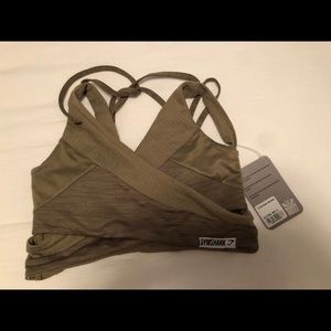Gymshark wrap sports bra NWT